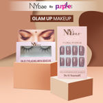 Buy NY Bae Glam Kit | 24 Nail Extensions Set | False Eyelashes | Comfort Wear | Easy Application | Party Ready Combo - Purplle