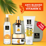 Buy Good Vibes Radiant Glow Vitamin C CSMS Combo : Facewash(120 ml) + Serum(10 ml) + Moisturizer(50 gm) + Sunscreen(50 gm) - Purplle