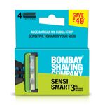 Buy Bombay Shaving Company Sensi Smart 3 Cartridge (Pack of 4) 200 gm - Purplle