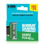 Buy Bombay Shaving Company Sensiflo - 4 Cartridge (Pack of 4) 200 gm - Purplle