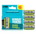 Buy Bombay Shaving Company Sensiflo - 6 Cartridge (Pack of 4) - Purplle