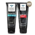 Buy Bombay Shaving Company Charcoal Face Wash and Charcoal Peel Off Mask 100g Combo - Purplle