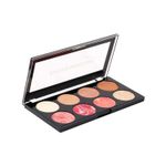 Buy Half N Half HD Pro Blush & Highlight Makeup Multicolour Palette 01A (18 gm) - Purplle