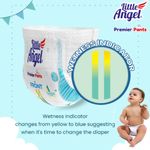Buy Little Angel Premier Pants Baby Diapers, Large (L) Size, 84 Count, Combo Pack of 2, 42 Count/pack with Wetness Indicator, 9-14 Kg - Purplle