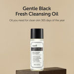 Buy Klairs Gentle Black Fresh Cleansing Oil (30 ml) - Purplle