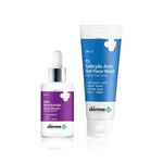 Buy The Derma co. 10% Niacinamide Face Serum for Acne Marks + The Derma Co.1% Salicylic Acid Gel Face Wash with Salicylic Acid & Witch Hazel for Active Acne - 100 ml - Purplle