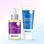 Buy The Derma Co.2% Kojic Acid Face Serum with 1% Alpha Arbutin & Niacinamide for Dark Spots And Pigmentation (30 ml) + The Derma Co.1% Salicylic Acid Gel Face Wash with Salicylic Acid & Witch Hazel for Active Acne - 100 ml - Purplle