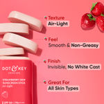 Buy Dot & Key Strawberry Dew Sunscreen Stick with SPF 50 PA+++ On-the-Go | Easy & Mess-Free Reapplication | Blocks UVA+UVB rays | No Chalky Residue, No White Cast | All Skin Type Sunscreen Stick for Men & Women | 20g - Purplle
