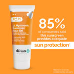 Buy The Derma Co. 1% Hyaluronic Sunscreen Aqua Gel with SPF 50 & PA++++ for Broad Spectrum & Blue Light Protection 30g - Purplle