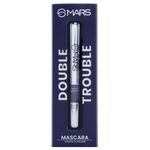 Buy MARS Double Trouble Volumizing and Lengthening Mascara | 2-in-1 Mascara for Women | Long Lasting (15 ml) (Black) - Purplle
