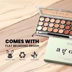 Buy MARS 24 Shade Agory Cream Contour Palette with Brush | Easy to Blend Contour Kit for Women (70 gm) (Shade-01) - Purplle