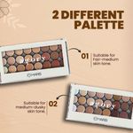Buy MARS 24 Shade Agory Cream Contour Palette with Brush | Easy to Blend Contour Kit for Women (70 gm) (Shade-01) - Purplle