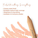 Buy Juicy Chemistry Cream Concealer, Matte Finish, Lightweight, Buildable Coverage - Certified Organic (1.41 gm) Meadow CO04 - Purplle