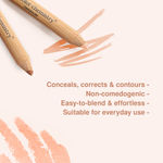 Buy Juicy Chemistry Cream Concealer, Matte Finish, Lightweight, Buildable Coverage - Certified Organic (1.41 gm) Meadow CO04 - Purplle