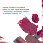 Buy Juicy Chemistry Lipstick, Soft Matte Finish, Intensely pigmented & long-lasting, Enriched with Rosehip & Green Tea - Certified Organic (3.5 gm) Daylily LS10 - Purplle
