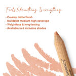 Buy Juicy Chemistry Cream Concealer, Matte Finish, Lightweight, Buildable Coverage - Certified Organic (1.41 gm) Savanna CO02 - Purplle