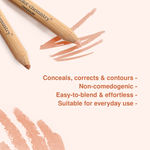 Buy Juicy Chemistry Cream Concealer, Matte Finish, Lightweight, Buildable Coverage - Certified Organic (1.41 gm) Savanna CO02 - Purplle