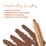 Buy Juicy Chemistry Cream Concealer, Matte Finish, Lightweight, Buildable Coverage - Certified Organic (1.41 gm) Tundra CO07 - Purplle