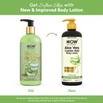 Buy WOW Skin Science Aloe Vera with lactic acid Body Lotion - No Mineral Oil, Parabens (400 ml) - Purplle
