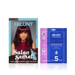 Buy BBLUNT Salon Secret High Shine Creme Hair Colour - Wine Deep Burgundy 4.20. No Ammonia ( 100 g+8 ml) + BBLUNT Intense Moisture Heat Hair Spa Mask with Jojoba Oil & Vitamin E - 70 gm - Purplle