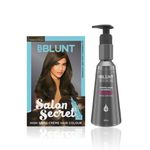 Buy BBLUNT Salon Secret High Shine Creme Hair Colour Coffee Natural Brown 4.31 ( 100 g+8 ml)+BBLUNT Intense Shine Shampoo with Rice & Silk Protein for 23X* Shinier Hair - 300 ml - Purplle