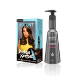 Buy BBLUNT Salon Secret High Shine Creme Hair Colour - Chocolate Dark Brown 3. No Ammonia  ( 100 g+8ml)+BBLUNT Hair Fall Control Shampoo with Pea Protein & Caffeine for Stronger Hair (300 ml) - Purplle