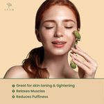 Buy Azah Jade Roller & Gua Sha Set | Reduces Puffiness, Improves Circulation, Relaxes Muscles | Non-Toxic, Sturdy, Noiseless Design 2 Pcs - Purplle