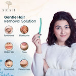 Buy Azah Smooth & Precise Face Razor for Women | Scratch Free Facial Hair Removal | For Soft Hair | Shape Eyebrows, Upper Lips,Bikini line, Side Burns, Peach fuzz| Pack of 3 - Purplle