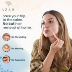 Buy Azah Smooth & Precise Face Razor for Women | Scratch Free Facial Hair Removal | For Soft Hair | Shape Eyebrows, Upper Lips,Bikini line, Side Burns, Peach fuzz| Pack of 3 - Purplle