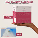 Buy Azah Rash-Free Organic Sanitary Pads (Box of 12 Pads : All XL - with Disposable bags) - Purplle