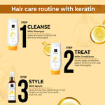Buy Good Vibes Keratin Nourishing Conditioner (200 ml) For Smoother, Shinier Hair | Nourishes & Controls Frizz | Repairs Damage | Made with Wheat, Soy and Corn Plant protien - Purplle