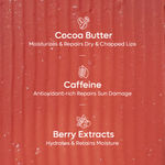 Buy mCaffeine Choco Lip Balm with Berries |Moisturizes Lip for women & men| Heals Dry & Chapped lips | Sheer Pink Tint (4.5 gm) - Purplle