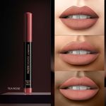 Buy FACES CANADA Ultime Pro HD Intense Matte Lipstick + Primer - Tea Rose, 1.4g | 9HR Long Stay | Feather-Light Comfort | Intense Color | Smooth Glide - Purplle