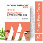 Buy Mountainor Acne Pimple Patch - Tea Tree Oil + Hydrocolloid Patches - For Teens 36 pcs - Purplle