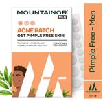 Buy Mountainor Acne Pimple Patch - Tea Tree Oil + Hydrocolloid Patches - For Men 72 pcs - Purplle