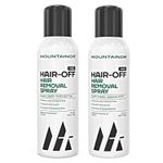 Buy Mountainor Hair Removal Spray For Men - 200ml Pack Of 2 - Purplle