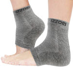 Buy Mountainor Silicone Gel Heel Socks For Dry Hard Cracked Heel Repair Pad - Grey - Purplle