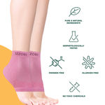 Buy Mountainor Silicone Gel Heel Socks For Dry Hard Cracked Heel Repair Pad - Pink - Purplle