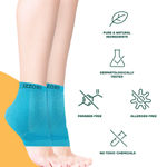 Buy Mountainor Silicone Gel Heel Socks For Dry Hard Cracked Heel Repair Pad - Blue - Purplle