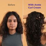 Buy Arata Advanced Curl Care Curly Hair Cream (50 ML) For Velvety Soft Curls | Intensive Moisture, Curl Definition & Plant-Based Styling | Abyssinian Seed Oil, Soya Protein & Shea Butter | CG Approved - Purplle