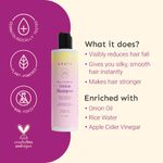 Buy Arata Hair Fall Defense Onion Shampoo (200 ML) | Controls Hair Fall | Helps Strengthen & Smoothen Hair | With Onion Oil, Rice Water, Apple Cider Vinegar and Aloe Vera - Purplle