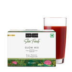 Buy Kapiva Skin Foods Glow Mix,Help achieve even-toned,rediant skin,Rose, Shatavari & Pomegranate, Rose Flavour 108 gm - Purplle