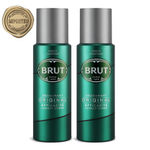 Buy Brut Original Deodorant Spray For Men, Fresh Long Lasting Fragrance PO2, 2*200 ml - Purplle