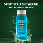 Buy Brut International Sport Style body wash for men, All-In-One Hair & Body Shower Gel, 500 ml - Purplle