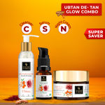 Buy Good Vibes Ubtan De- tan Glow with (Fash wash 120ml + Serum 30ml + Night cream 50g) - Purplle