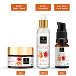 Buy Good Vibes Ubtan De- tan Glow with (Fash wash 120ml + Serum 30ml + Night cream 50g) - Purplle