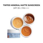 Buy The Harkoi Mineral Matte Sunscreen - SPF 35 - Shade #3 30 grams - Purplle