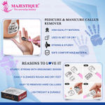 Buy Majestique Corn Cutter for Foot - Hard Skin & Callus Remover, Stainless Steel with 10 Blades, Color May Vary - Purplle