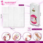 Buy Majestique Pocket Tissues, Travel Pocket Hanky | 20 x 20 cm Rectangle Pouch | Mini Facial Tissue Packs for Daily Use - 100Count/1 Pack - Purplle