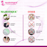 Buy Majestique Pocket Tissues, Travel Pocket Hanky | 20 x 20 cm Rectangle Pouch | Mini Facial Tissue Packs for Daily Use - 100Count/1 Pack - Purplle